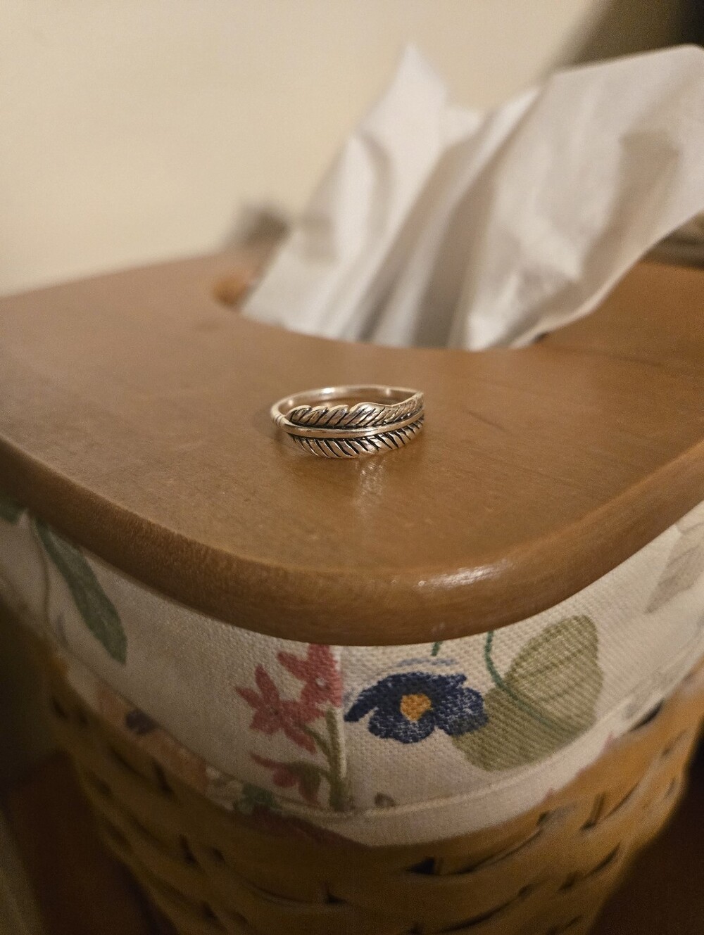 Boutique Sterling Silver Feather Wrap Ring